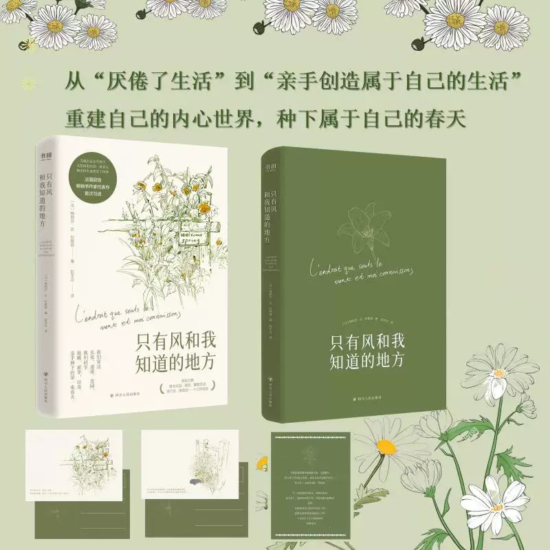 【有风书店/正版预购】[法]梅丽莎《只有风和我知道的地方》法国畅销书作家SHOU部引进｜当她决定亲手种下第一束春天，搁浅的生命便有了四季。