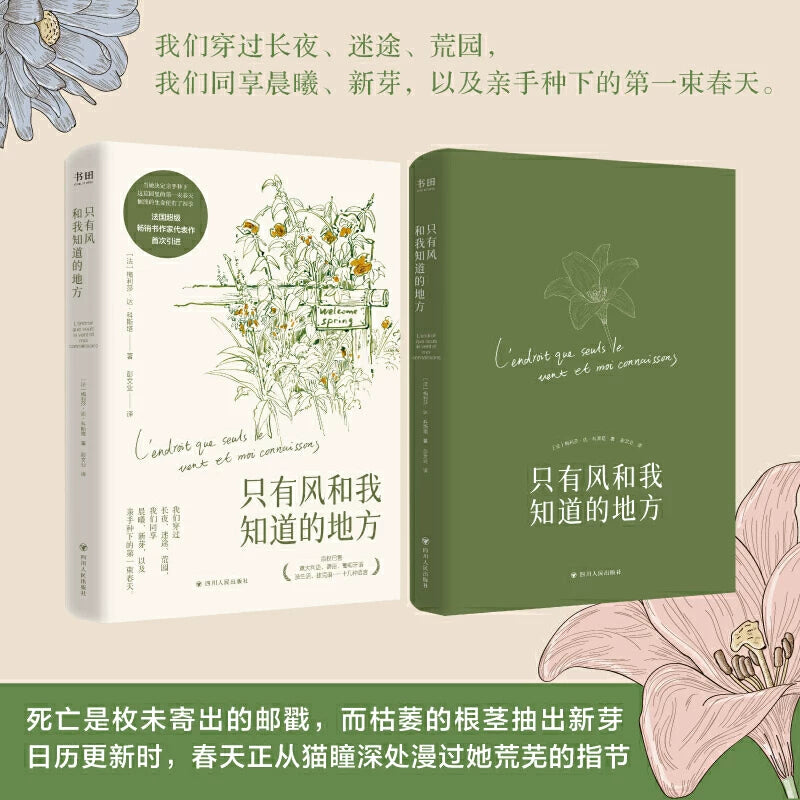 【有风书店/正版预购】[法]梅丽莎《只有风和我知道的地方》法国畅销书作家SHOU部引进｜当她决定亲手种下第一束春天，搁浅的生命便有了四季。