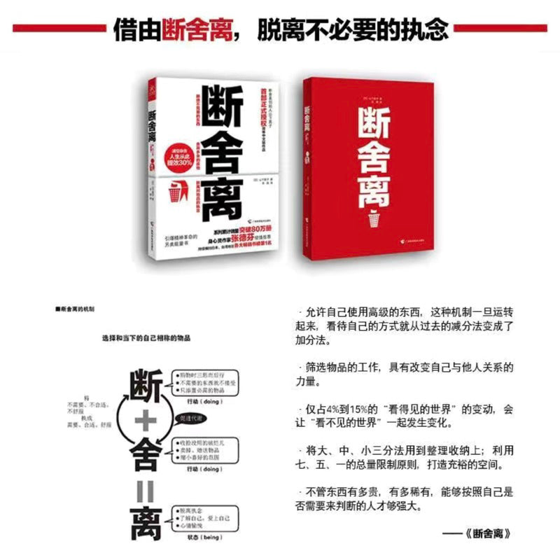 【有风书店/正版现货】山下英子《断舍离》｜扔掉看得见的东西，改变看不见的世界