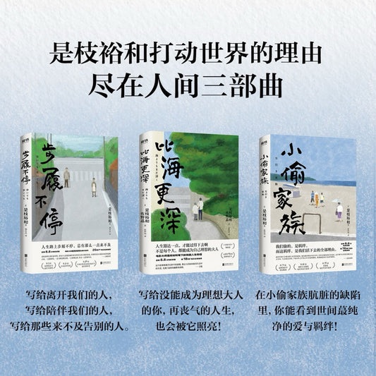 【有风书店/正版现货】[日]是枝裕和《步履不停》《比海更深》《小偷家族》｜白云苍狗，“我”在原地