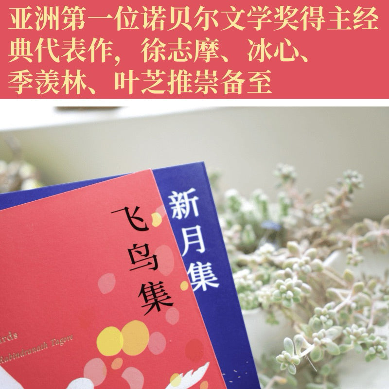 【有风书店/官方正版】[印]泰戈尔《飞鸟集》《新月集》高分译本｜“我们热爱，我们便存在。”