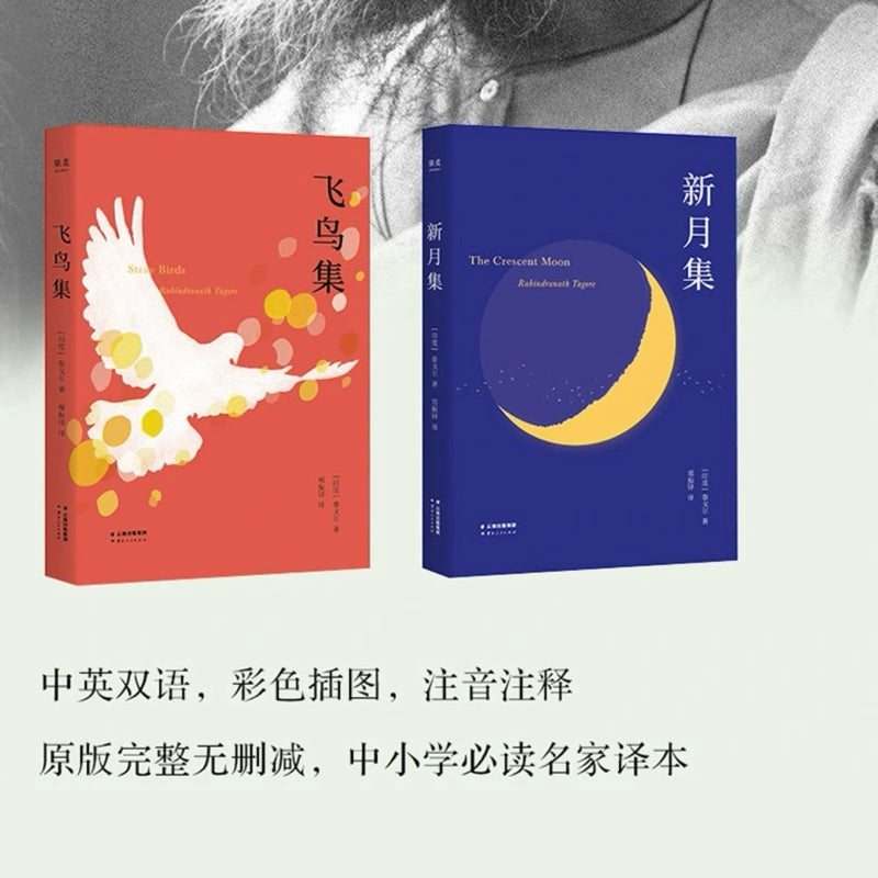 【有风书店/官方正版】[印]泰戈尔《飞鸟集》《新月集》高分译本｜“我们热爱，我们便存在。”