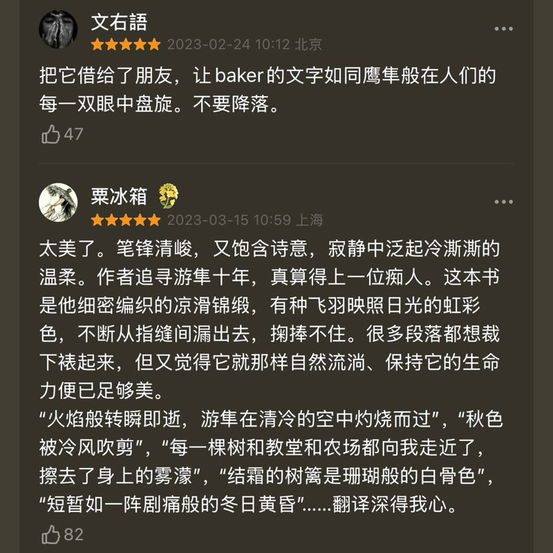[卖书] J.A.贝克《游隼》