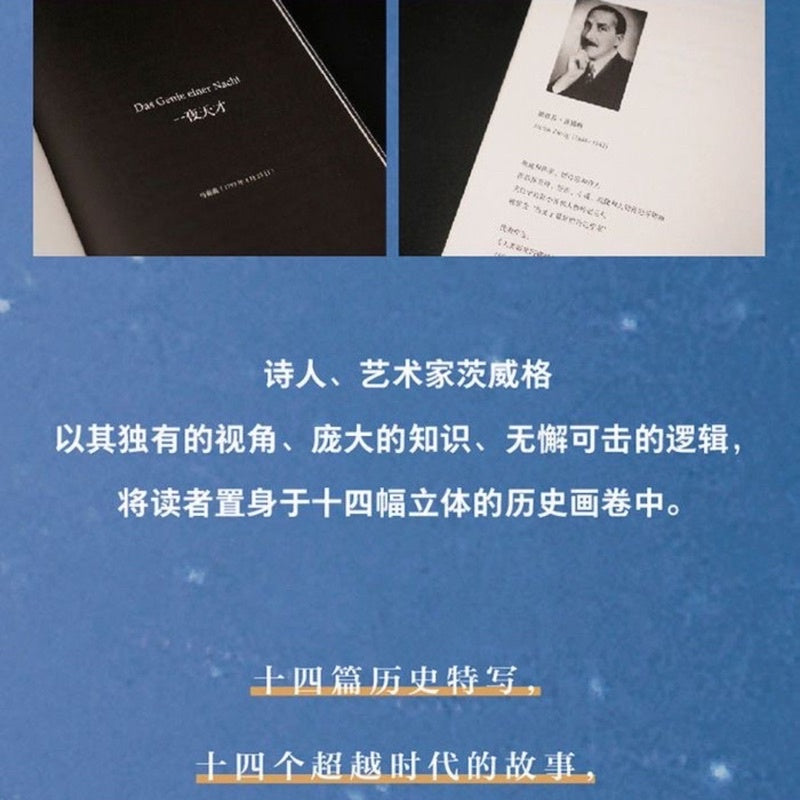 【有风书店/正版现货】 [奥]茨威格《人类群星闪耀时》十四篇历史特写（高分译本）姜乙译｜所有的巅峰时刻需要绸缪。